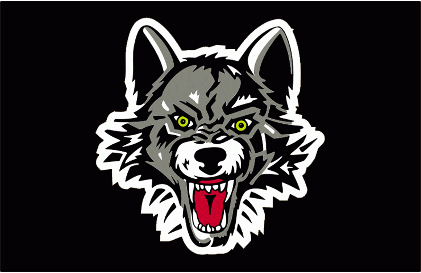 Chicago Wolves 2016-Pres Jersey Logo iron on heat transfer...